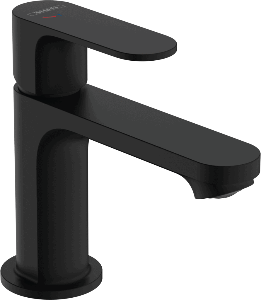 Rebris S 1-grebs håndvaskarmatur 80 CoolStart med løft-op bundventil