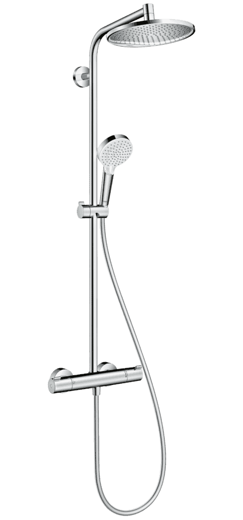 Crometta S Showerpipe 240 1jet EcoSmart med termostat