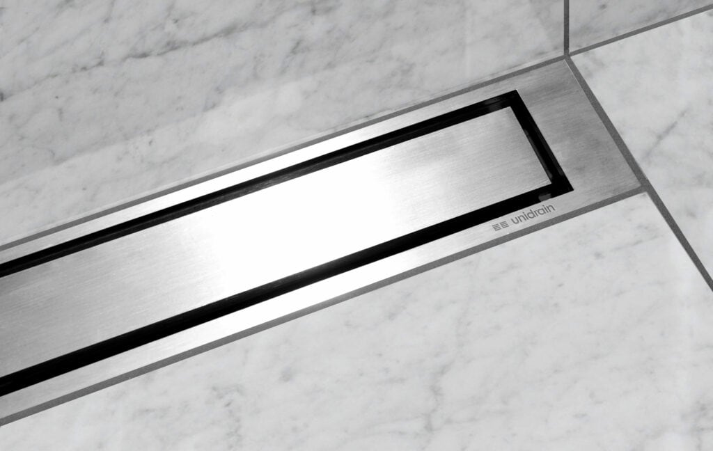 Unidrain HighLine Børstet stål